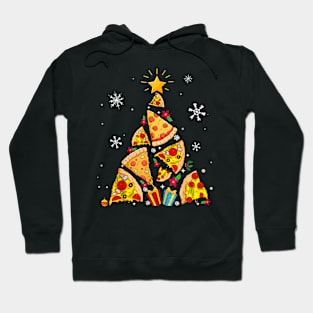 Funny Pizza Christmas Tree Hoodie